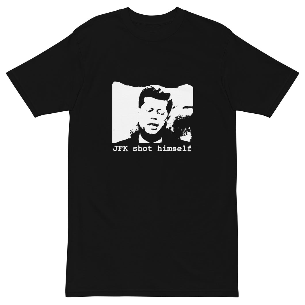 JFK Shot Himself tee