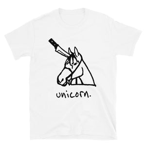 Unicorn b/w T-Shirt